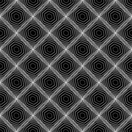 simsearch:400-08050052,k - Design seamless diamond web pattern. Abstract monochrome diagonal background. Vector art Fotografie stock - Microstock e Abbonamento, Codice: 400-07679536