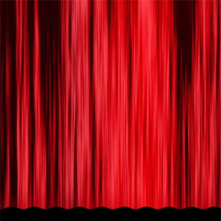 Classical vintage red curtain of theater stage background. Stock Photo - Budget Royalty-Free & Subscription, Code: 400-07679567
