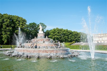 An image of a nice fountain at Herrenchiemsee Stock Photo - Budget Royalty-Free & Subscription, Code: 400-07679793