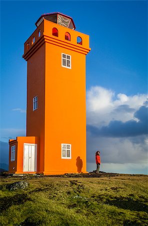 simsearch:400-04083138,k - Lighthouse at Snaefellsnes Peninsula in western Iceland Foto de stock - Super Valor sin royalties y Suscripción, Código: 400-07679866