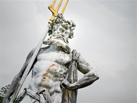 An image of a nice Neptune statue Stockbilder - Microstock & Abonnement, Bildnummer: 400-07680130