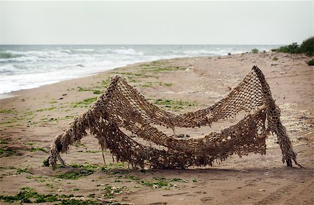 simsearch:400-06880871,k - old fishing net stretched on the shore Stock Photo - Budget Royalty-Free & Subscription, Code: 400-07681145