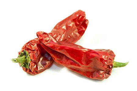 photojope (artist) - Dry red peppers isolated on white Photographie de stock - Aubaine LD & Abonnement, Code: 400-07681297