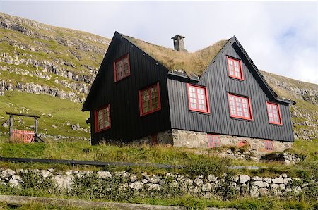 sgabby2001 (artist) - House in Faeroe ISlands Stock Photo - Budget Royalty-Free & Subscription, Code: 400-07681542
