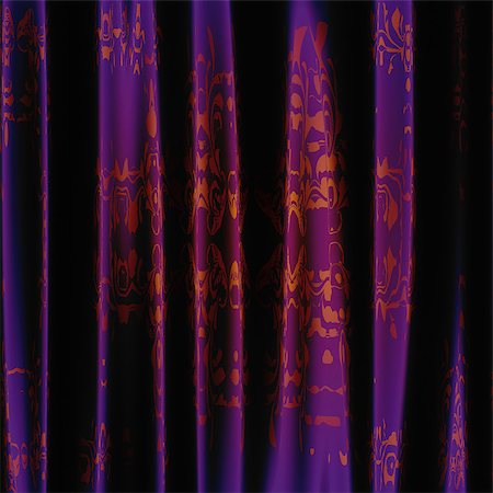 simsearch:400-07829145,k - Abstract decorative curtains of violet color background. Photographie de stock - Aubaine LD & Abonnement, Code: 400-07682134