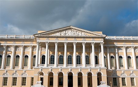 ruslanomega (artist) - building of the Russian Museum in St. Petersburg Foto de stock - Royalty-Free Super Valor e Assinatura, Número: 400-07714232