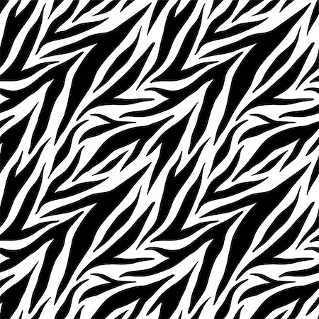 Seamless vector texture of zebra stripes for fabric design Stock Photo - Budget Royalty-Free & Subscription, Code: 400-07714497