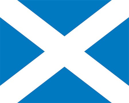 Vector Scotland flag Stock Photo - Budget Royalty-Free & Subscription, Code: 400-07715090