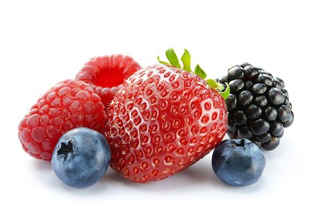Big Pile of Fresh Berries on the White Background Photographie de stock - Aubaine LD & Abonnement, Code: 400-07715449