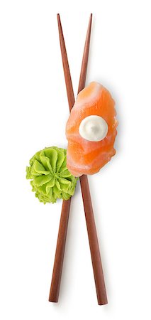 salmon pink - Wooden chinese sticks isolated on a white background Stock Photo - Budget Royalty-Free & Subscription, Code: 400-07716463