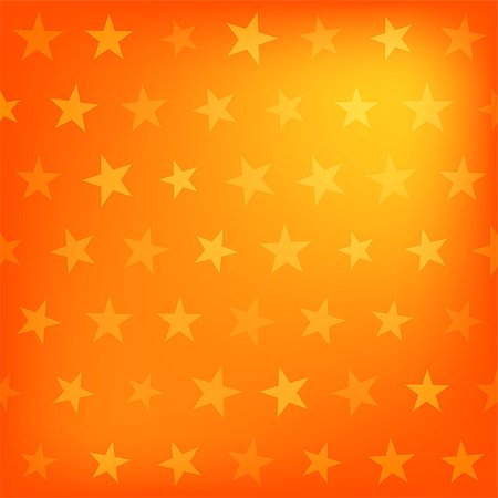 simsearch:400-05693480,k - Orange stars pattern background. Vector illustration Stock Photo - Budget Royalty-Free & Subscription, Code: 400-07717090