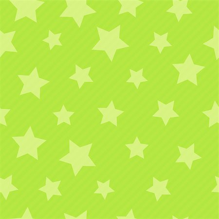 simsearch:400-07176260,k - Green seamless background with stars Photographie de stock - Aubaine LD & Abonnement, Code: 400-07717104