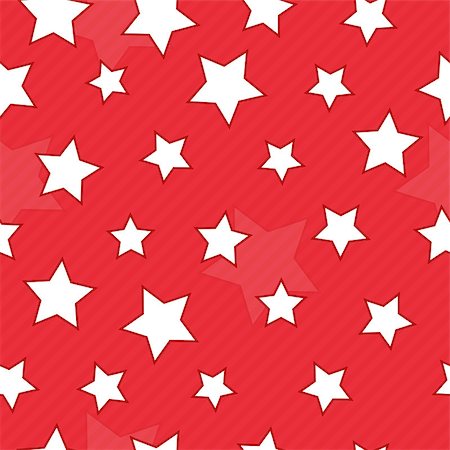 simsearch:400-07176260,k - Red seamless background with stars Foto de stock - Super Valor sin royalties y Suscripción, Código: 400-07717108