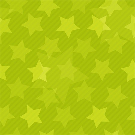 simsearch:400-07176260,k - Green seamless background with stars Photographie de stock - Aubaine LD & Abonnement, Code: 400-07717103