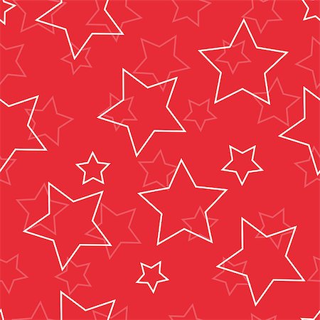 simsearch:400-07176260,k - Red seamless background with stars Photographie de stock - Aubaine LD & Abonnement, Code: 400-07717118