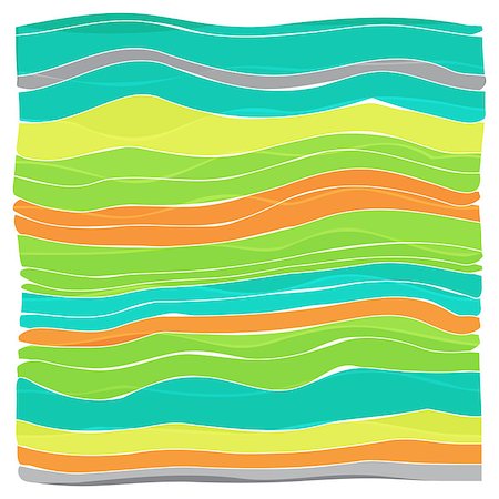 simsearch:400-07717164,k - Abstract colorful striped wave background. Vector illustration Photographie de stock - Aubaine LD & Abonnement, Code: 400-07717212