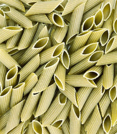 simsearch:400-06796271,k - Green colored penne pasta. Food background Stock Photo - Budget Royalty-Free & Subscription, Code: 400-07719170