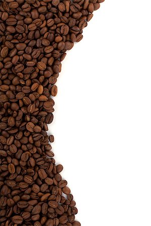 simsearch:400-06700189,k - Coffee beans on white background Stock Photo - Budget Royalty-Free & Subscription, Code: 400-07719204
