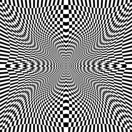 simsearch:400-07717373,k - Design monochrome movement illusion checkered background. Abstract distortion backdrop. Vector-art illustration Foto de stock - Super Valor sin royalties y Suscripción, Código: 400-07719858