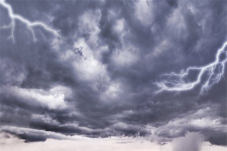 dark storm clouds before rain. Stock Photo - Budget Royalty-Free & Subscription, Code: 400-07713090