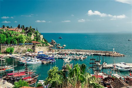 Antalya harbor. Turkey Stock Photo - Budget Royalty-Free & Subscription, Code: 400-07713613