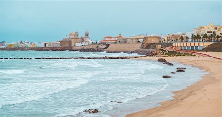 spain malaga landscape photography - Cadiz coastline in winter. Southwestern Spain Stock Photo - Budget Royalty-Free & Subscription, Code: 400-07713638