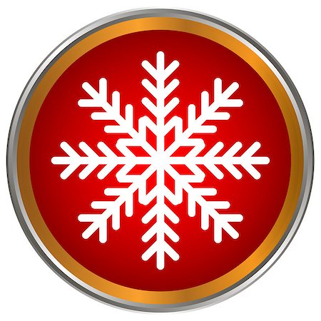 simsearch:400-07661639,k - Snowflake Icon on a white background. Vector illustration Stock Photo - Budget Royalty-Free & Subscription, Code: 400-07713692