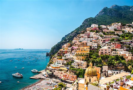 simsearch:400-07891715,k - Picturesque Amalfi coast. Positano, Italy Fotografie stock - Microstock e Abbonamento, Codice: 400-07713723