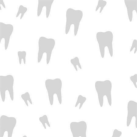 Tooth wallpaper for dentist Stock Photo - Budget Royalty-Free & Subscription, Code: 400-07713746
