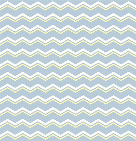 simsearch:400-08675660,k - Tile vector pattern with white and yellow zig zag print on pastel blue background for decoration wallpaper Stock Photo - Budget Royalty-Free & Subscription, Code: 400-07728084