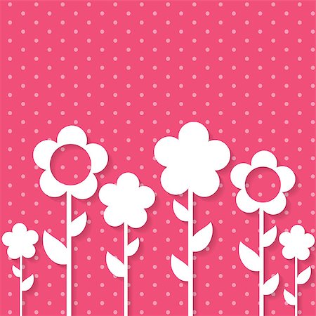 simsearch:400-07427493,k - Cute Spring Background with Paper Flowers. EPS10 Foto de stock - Royalty-Free Super Valor e Assinatura, Número: 400-07728392