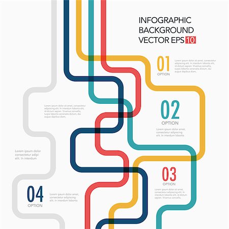 pictogram lines - Vector line business concept template Stock Photo - Budget Royalty-Free & Subscription, Code: 400-07728570