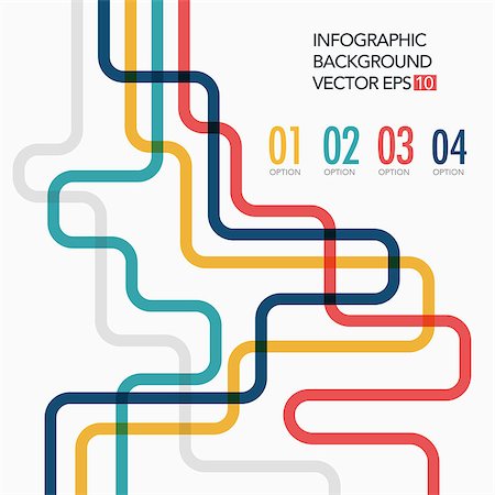 Vector line business concept template Stock Photo - Budget Royalty-Free & Subscription, Code: 400-07728571