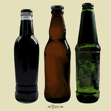 set of beer elements, this illustration may be useful as designer work Photographie de stock - Aubaine LD & Abonnement, Code: 400-07729455