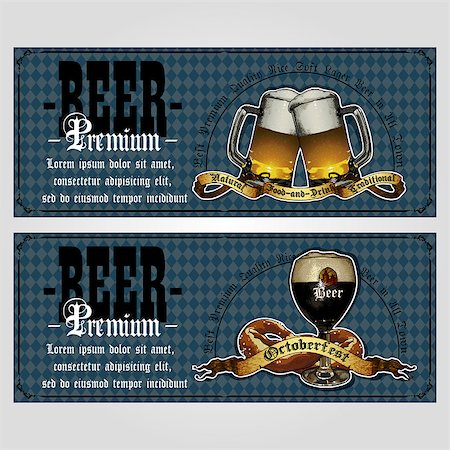 simsearch:400-07720459,k - set of beer labels, this illustration may be useful as designer work Stock Photo - Budget Royalty-Free & Subscription, Code: 400-07729771