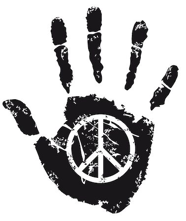 peace symbol with hands - peace Sign Foto de stock - Super Valor sin royalties y Suscripción, Código: 400-07720449