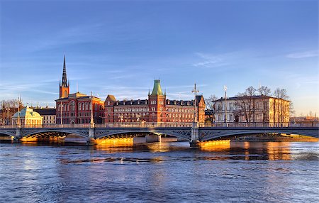 simsearch:400-07429060,k - Scenic panorama of Stockholm Stock Photo - Budget Royalty-Free & Subscription, Code: 400-07745538