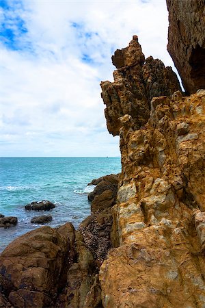 Koh Larn Beach Stones. Island near Pattaya City, Thailand. Photographie de stock - Aubaine LD & Abonnement, Code: 400-07745608