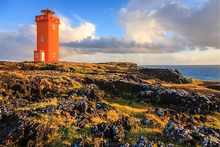 simsearch:400-04083138,k - Lighthouse at Snaefellsnes Peninsula in western Iceland Foto de stock - Super Valor sin royalties y Suscripción, Código: 400-07745714