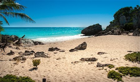 simsearch:851-02958595,k - Tropical beach. Suitable for an idea of vacations, Caribbean or tropical summer time. Photographie de stock - Aubaine LD & Abonnement, Code: 400-07746466