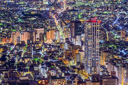 Tokyo, Japan dense cityscape in Shinjuku Ward. Stock Photo - Budget Royalty-Free & Subscription, Code: 400-07748047