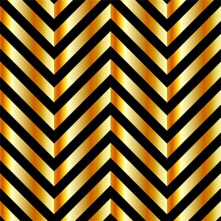 simsearch:400-07630065,k - Optical illusion with gold bars and zig zag lines Foto de stock - Super Valor sin royalties y Suscripción, Código: 400-07748186