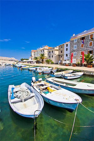 simsearch:400-07633210,k - Summer view of Pag town, Dalmatia, Croatia Stock Photo - Budget Royalty-Free & Subscription, Code: 400-07748816