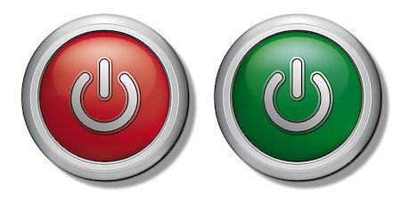 simsearch:400-04868914,k - Power Switch Icon On and Off sign. Vector illustration Foto de stock - Royalty-Free Super Valor e Assinatura, Número: 400-07749482