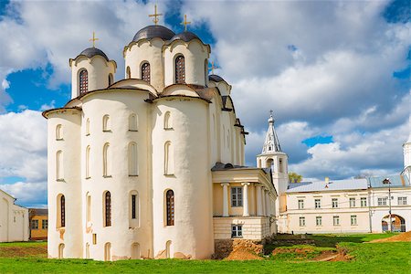 simsearch:400-07772697,k - View St. Nicholas Cathedral in Veliky Novgorod. Russia Foto de stock - Super Valor sin royalties y Suscripción, Código: 400-07749496