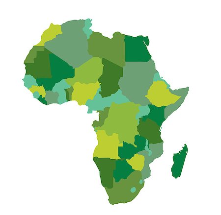 simsearch:400-04169916,k - Africa map Photographie de stock - Aubaine LD & Abonnement, Code: 400-07754258