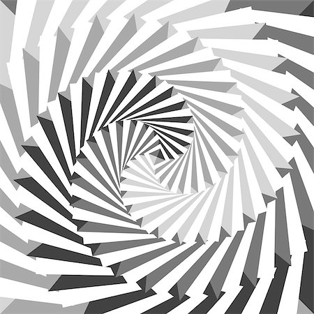 simsearch:400-07717373,k - Design whirlpool movement illusion background. Abstract square distortion geometric backdrop. Vector-art illustration Foto de stock - Super Valor sin royalties y Suscripción, Código: 400-07756326