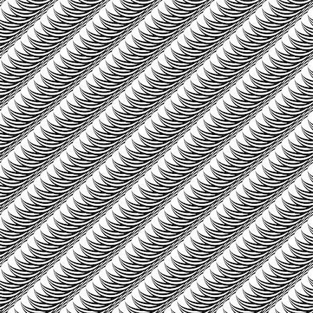 simsearch:400-07507345,k - Design seamless monochrome diagonal pattern. Stripy lines textured background. Vector art Foto de stock - Royalty-Free Super Valor e Assinatura, Número: 400-07756363