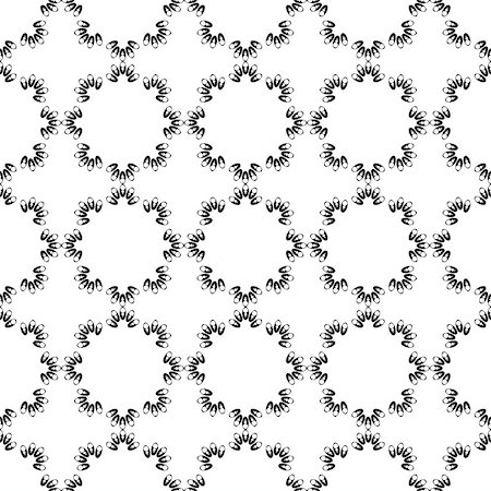 simsearch:400-07631287,k - Design seamless monochrome decorative pattern. Abstract grid background. Vector art Stock Photo - Budget Royalty-Free & Subscription, Code: 400-07757229