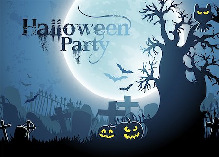 simsearch:400-05692275,k - Halloween background, this illustration may be useful as designer work Foto de stock - Super Valor sin royalties y Suscripción, Código: 400-07757957